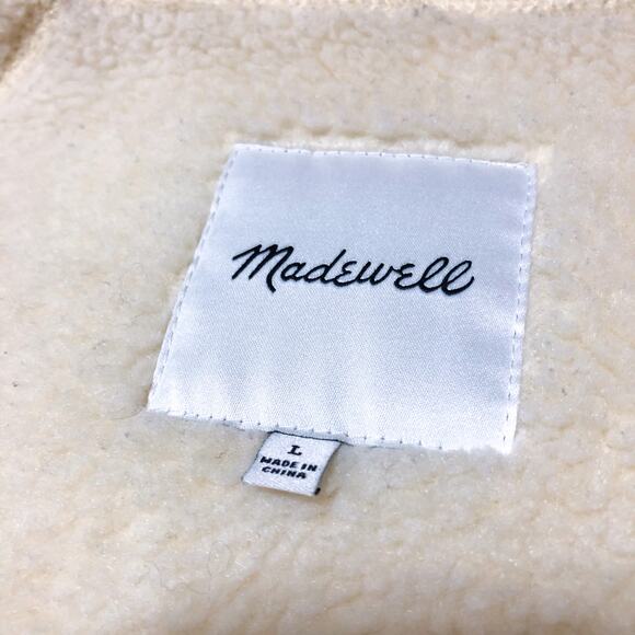 Madewell Sherpa Estate Coat - Picture 9 of 13